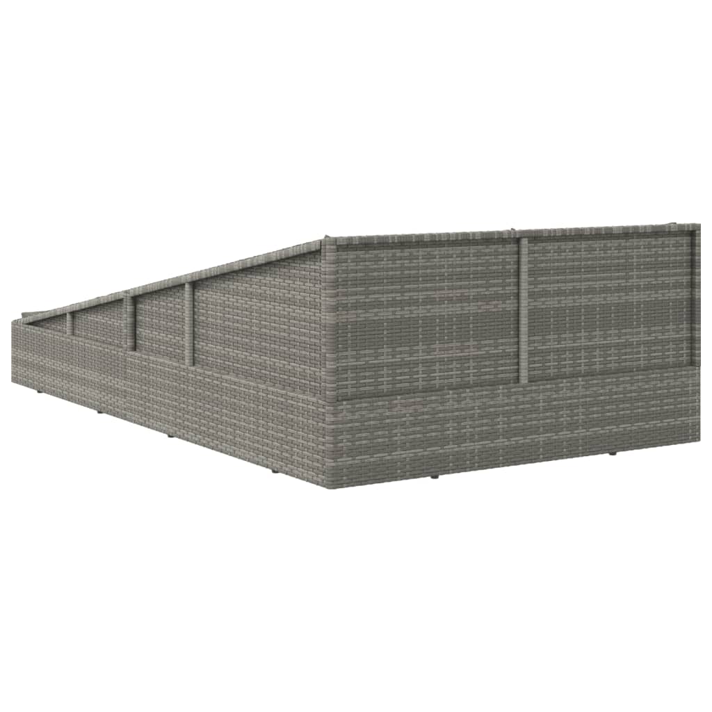 Ligbed Lenn - 110x200 cm - grijs