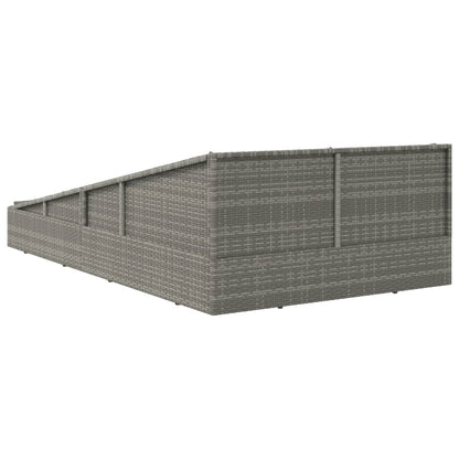 Ligbed Lenn - 110x200 cm - grijs