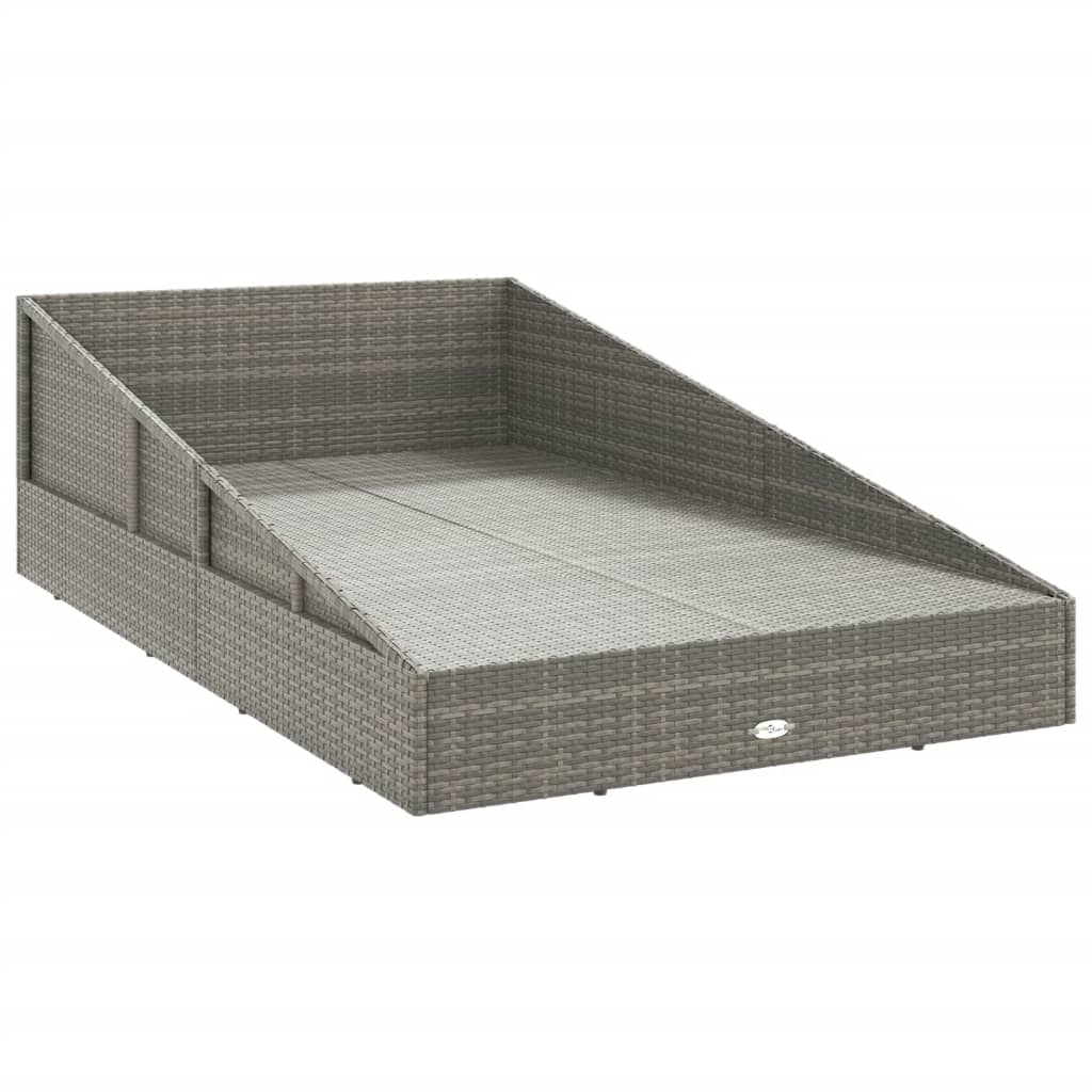 Ligbed Lenn - 110x200 cm - grijs