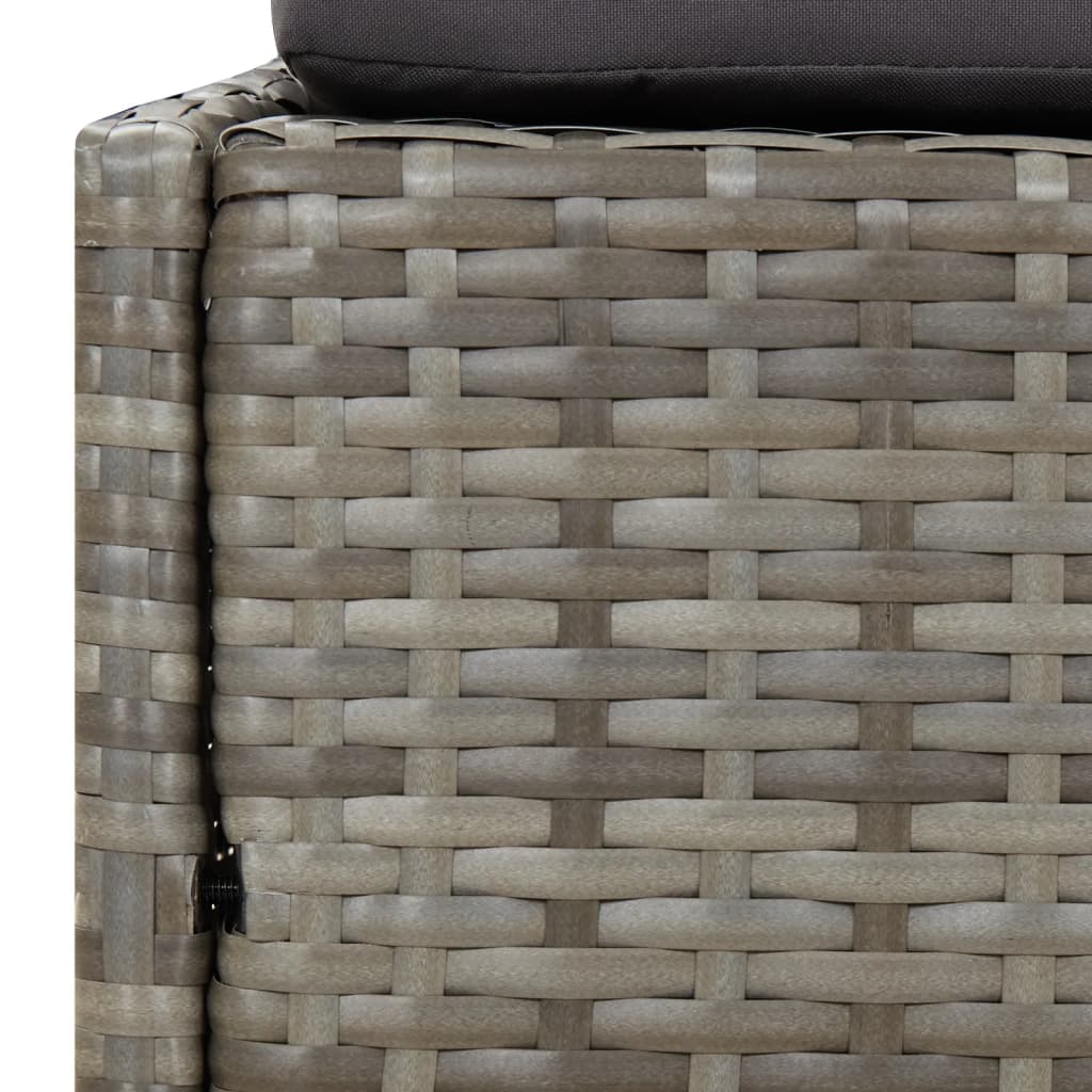 Ligbed Lenn - 110x200 cm - grijs