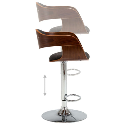 Barstoel Ilse - 2 stuks - verstelbaar - grijs
