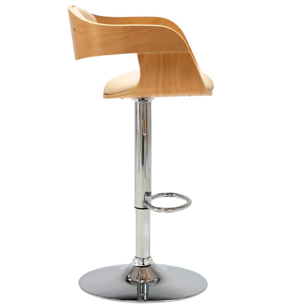 Barstoel Ilse - 2 stuks - verstelbaar - lichtbruin