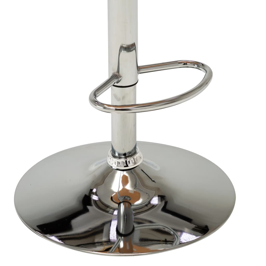 Barstoel Ilse - 2 stuks - verstelbaar - zwart / lichtbruin