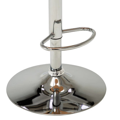 Barstoel Ilse - 2 stuks - verstelbaar - zwart / lichtbruin