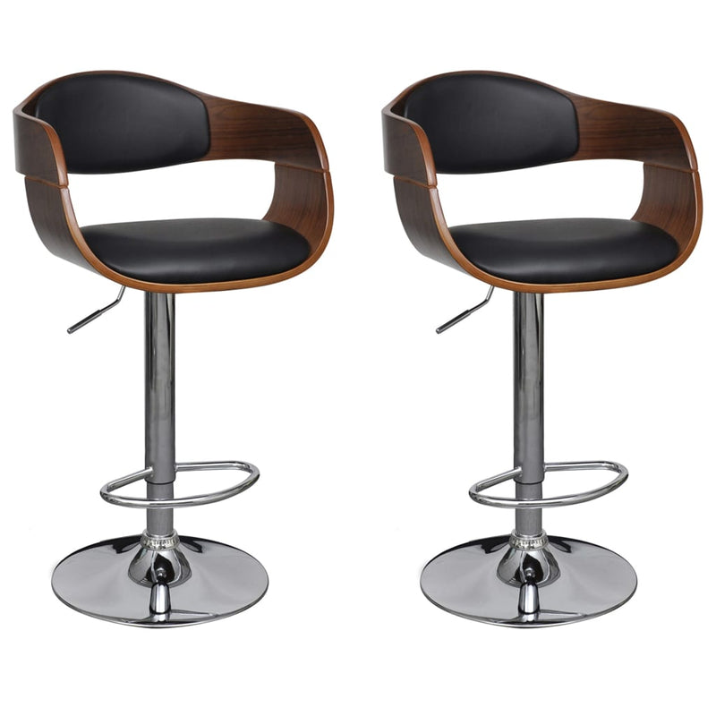 Barstoel Ilse - 2 stuks - verstelbaar - zwart – extra afbeelding