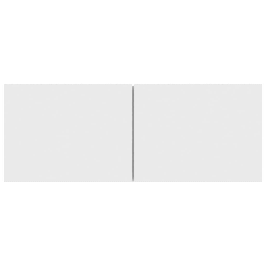 Tv-meubel Hidde - 80x30x30 cm - wandmeubel - wit