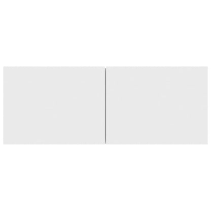 Tv-meubel Hidde - 80x30x30 cm - wandmeubel - wit