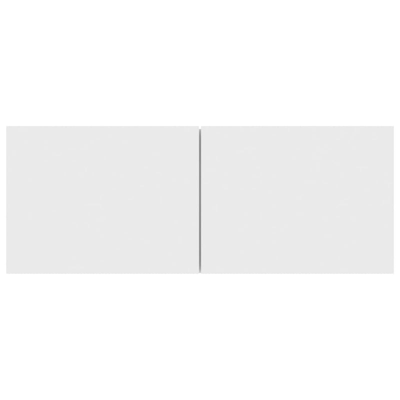 Tv-meubel Hidde - 80x30x30 cm - wandmeubel - wit