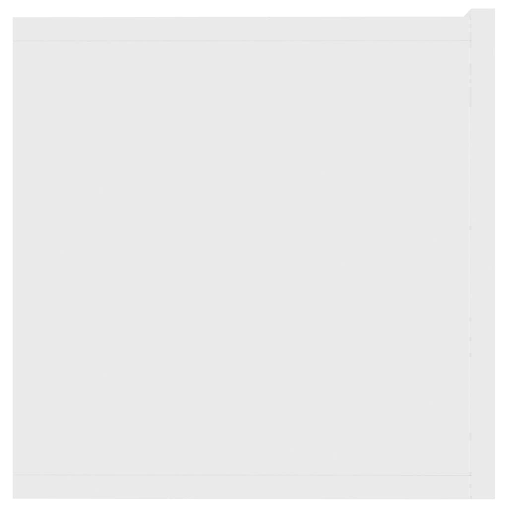 Tv-meubel Hidde - 80x30x30 cm - wandmeubel - wit