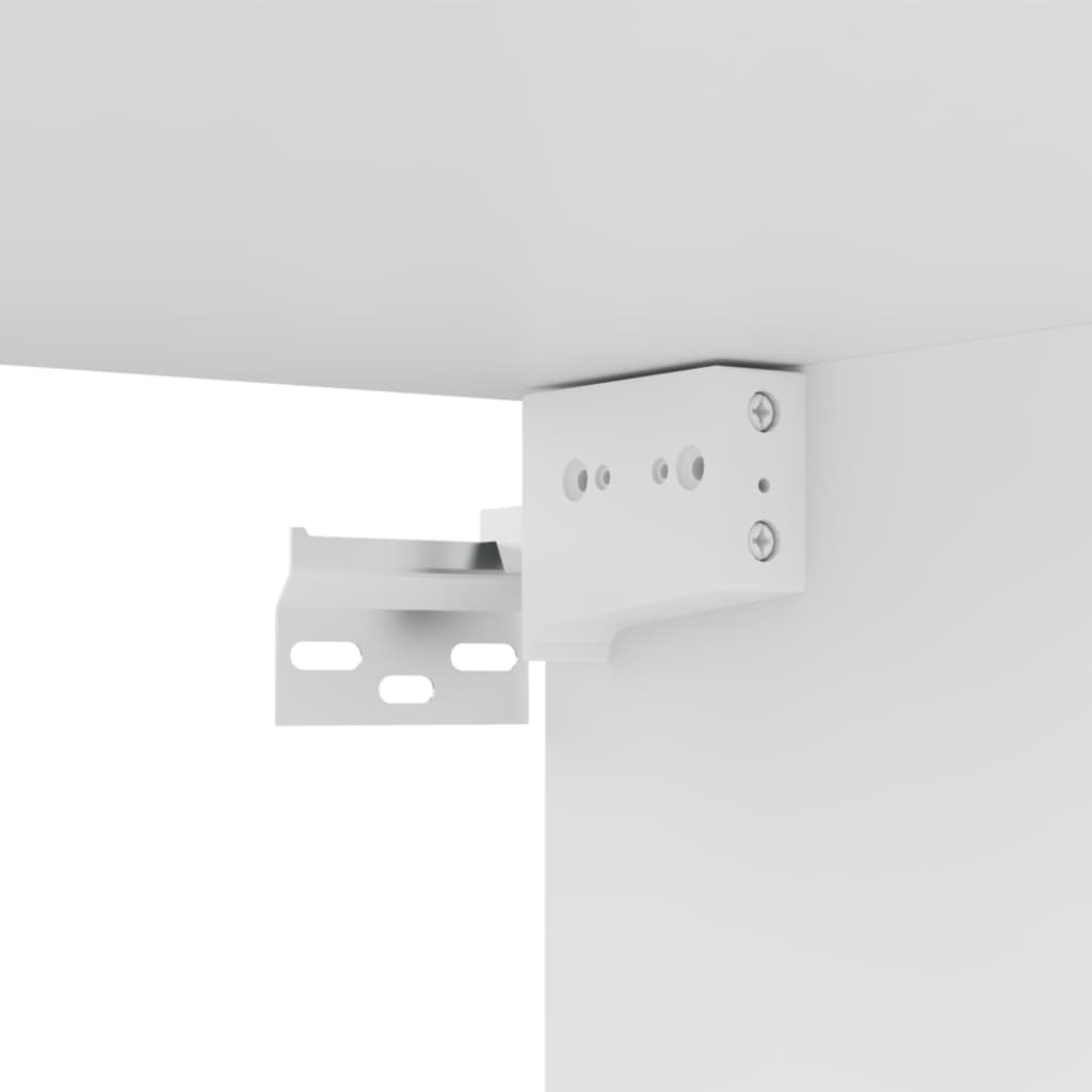 Tv-meubel Hidde - 80x30x30 cm - wandmeubel - wit
