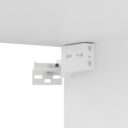 Tv-meubel Hidde - 80x30x30 cm - wandmeubel - wit