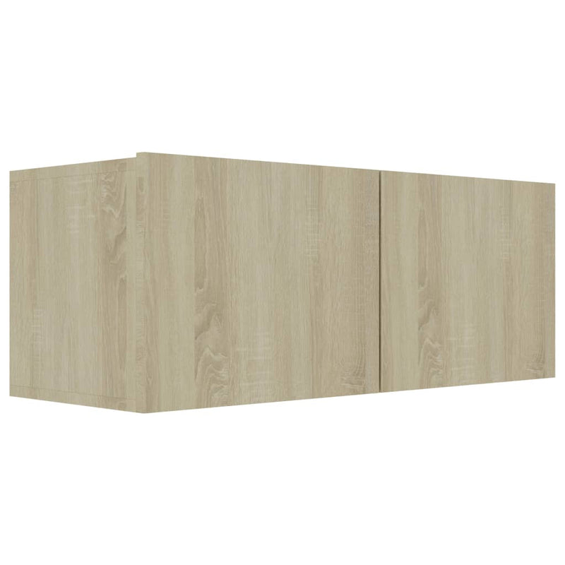Tv-meubel Hidde - 80x30x30 cm - wandmeubel - sonoma eiken – extra afbeelding