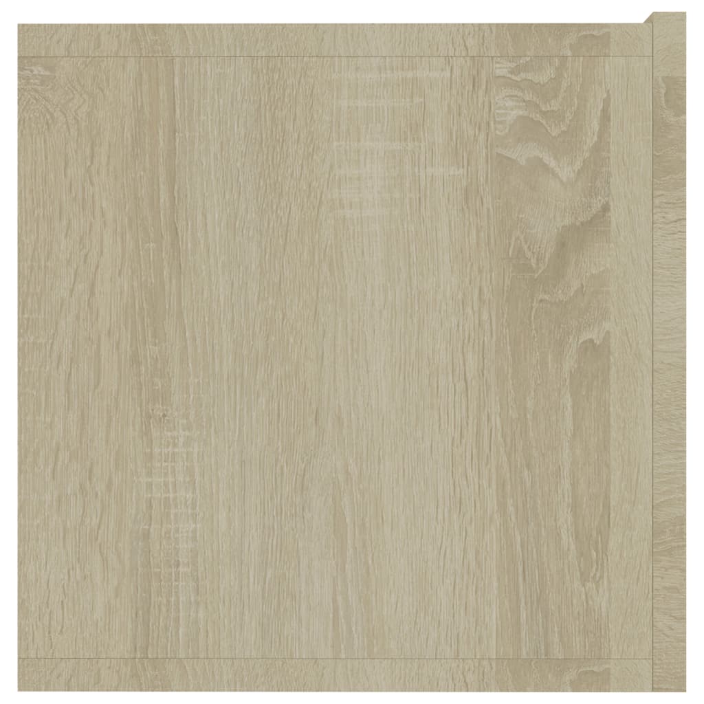 Tv-meubel Hidde - 80x30x30 cm - wandmeubel - sonoma eiken
