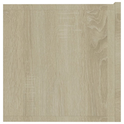 Tv-meubel Hidde - 80x30x30 cm - wandmeubel - sonoma eiken