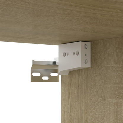 Tv-meubel Hidde - 80x30x30 cm - wandmeubel - sonoma eiken