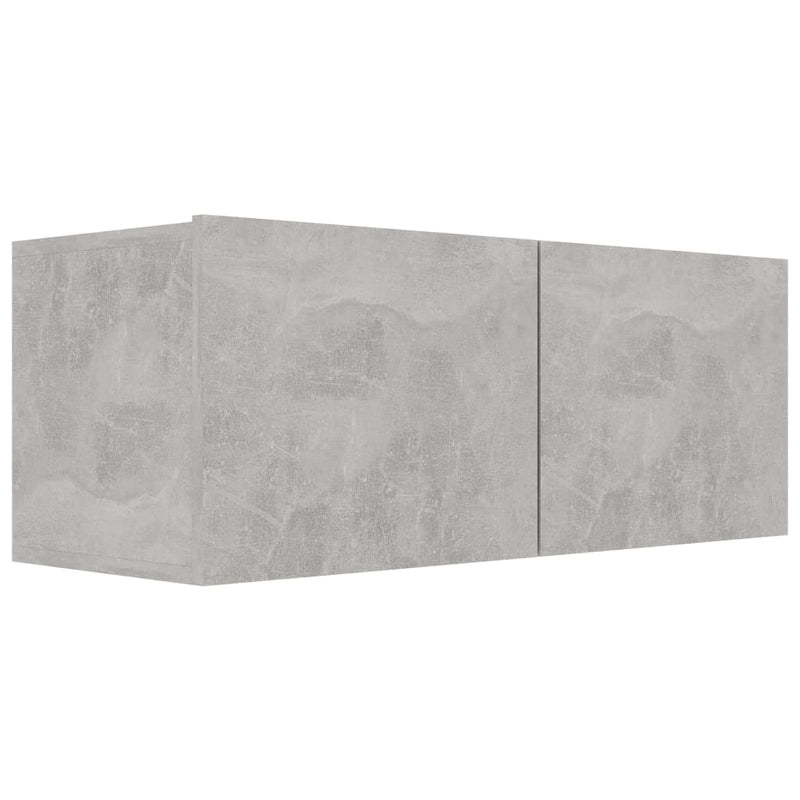 Tv-meubel Hidde - 80x30x30 cm - wandmeubel - betongrijs – extra afbeelding