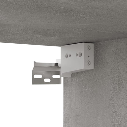 Tv-meubel Hidde - 80x30x30 cm - wandmeubel - betongrijs