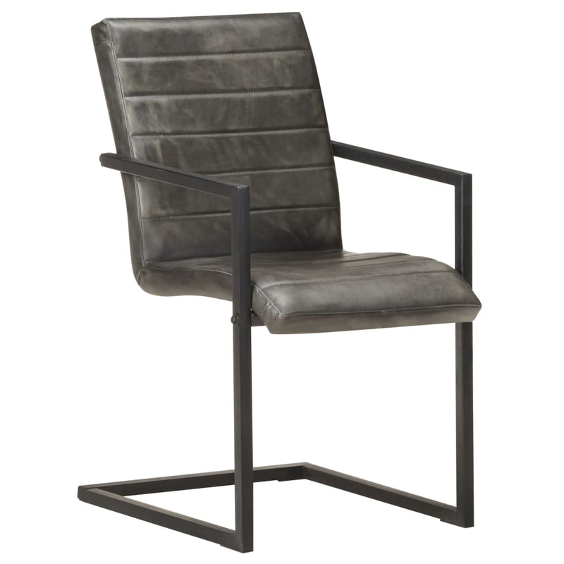 Eetkamerstoel Eva - leer - 2 stuks – extra afbeelding