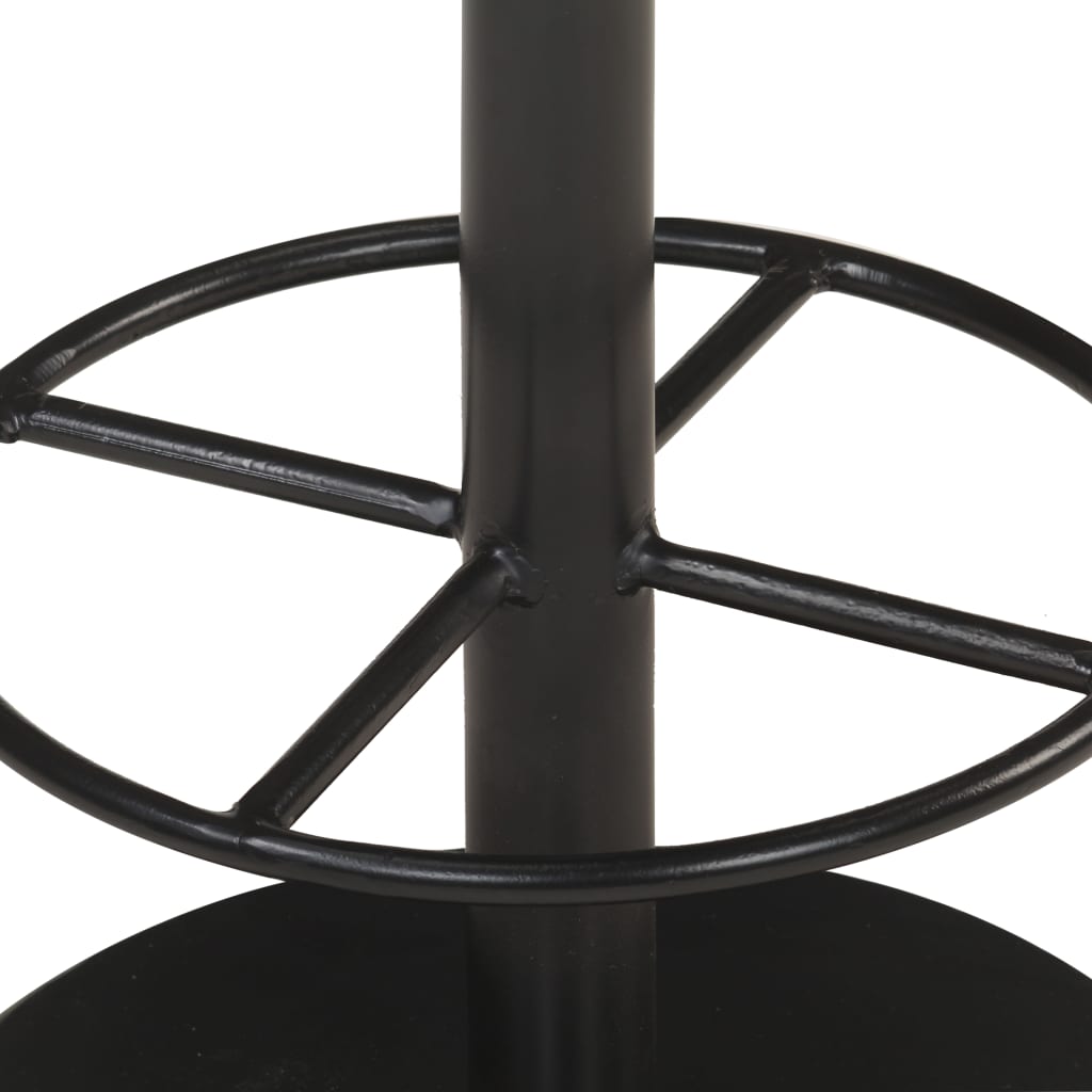 Barstoel Veerle - 37 x 76 cm - zwart