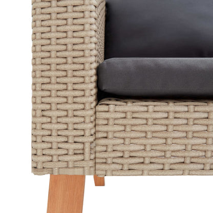 Tuinset Dries - 3-delig - met kussens - beige