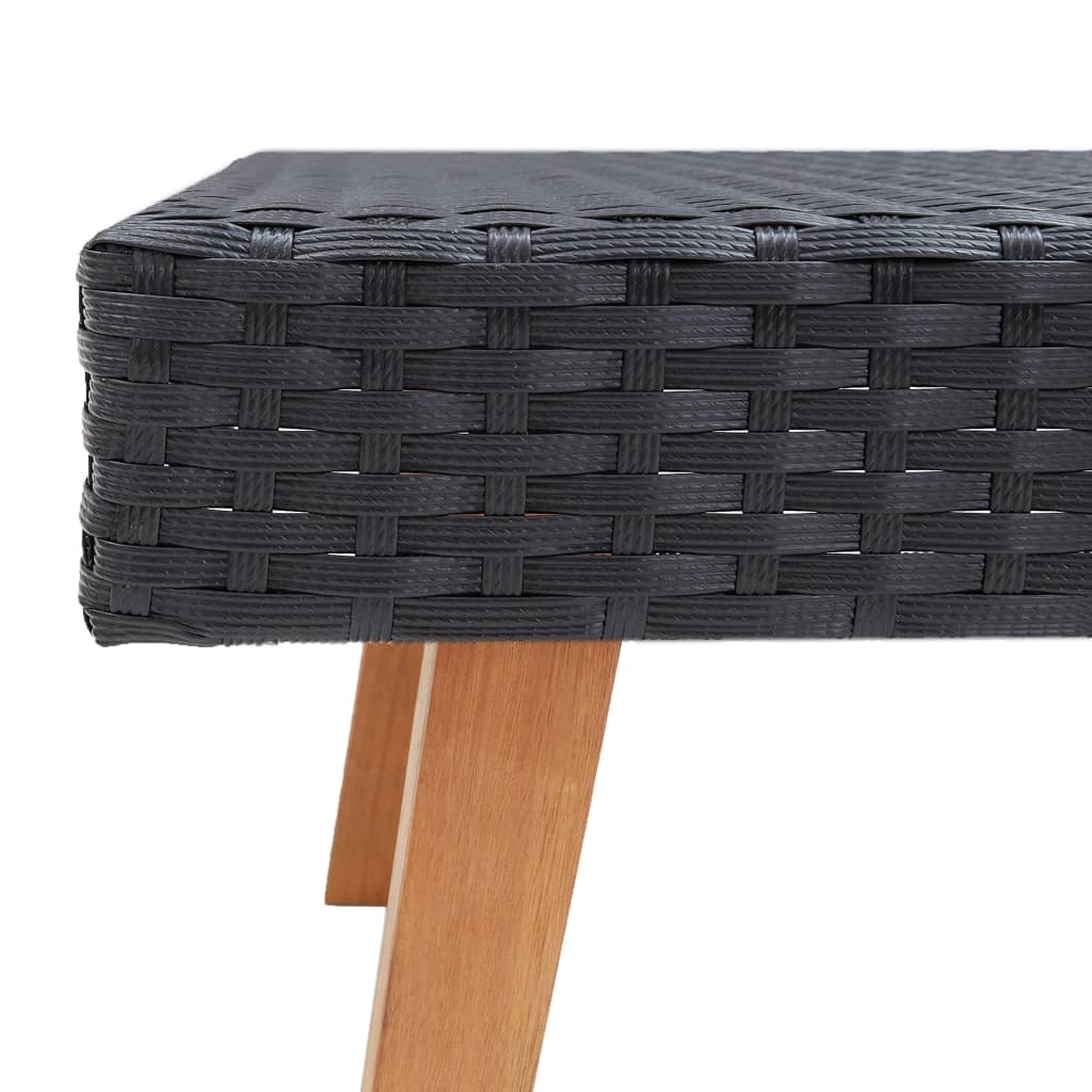 Tuinset Dries - 3-delig - met kussens - zwart