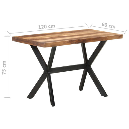 Eettafel Abel -  massief acaciahout en rubberwood