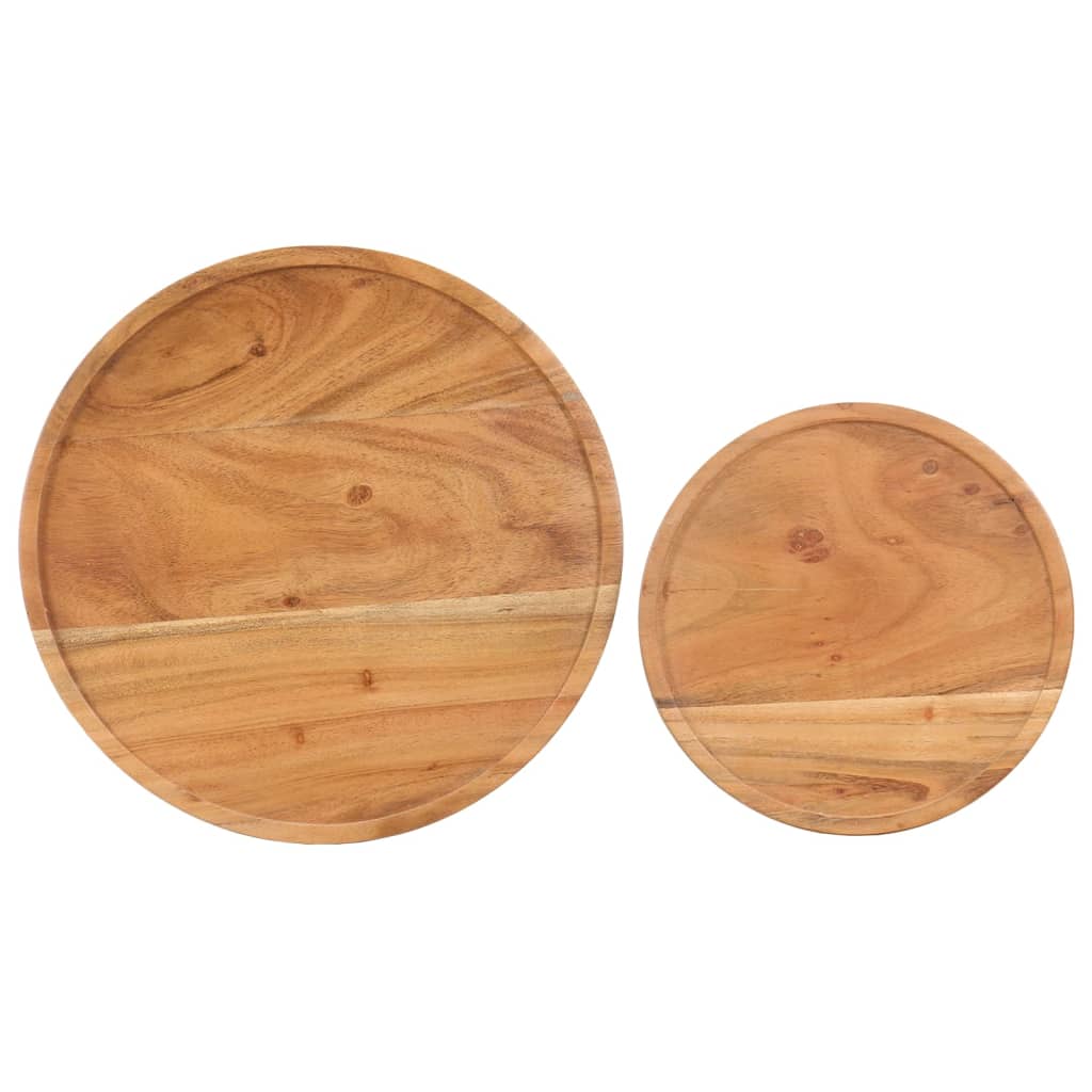 Salontafel Iris - hout - 2 stuks