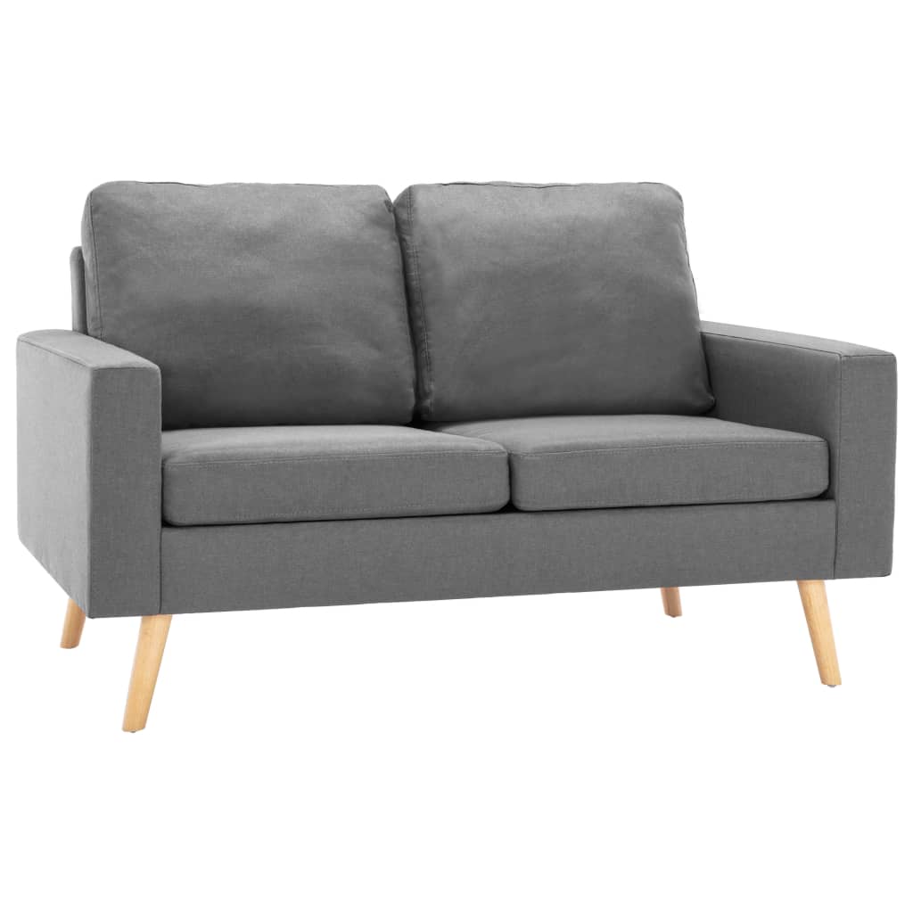 Bankset Esmee - 2 zits - met fauteuil - lichtgrijs