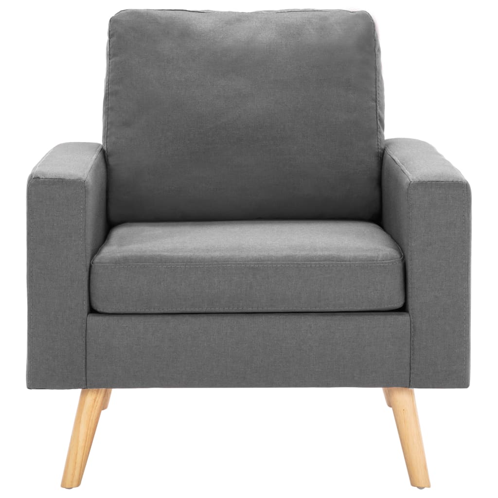 Bankset Esmee - 2 zits - met fauteuil - lichtgrijs