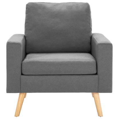 Bankset Esmee - 2 zits - met fauteuil - lichtgrijs