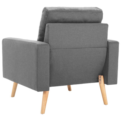 Bankset Esmee - 2 zits - met fauteuil - lichtgrijs