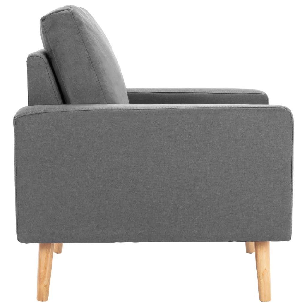 Bankset Esmee - 2 zits - met fauteuil - lichtgrijs