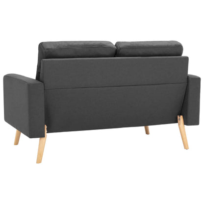 Bankset Esmee - 2 zits - met fauteuil - donkergrijs