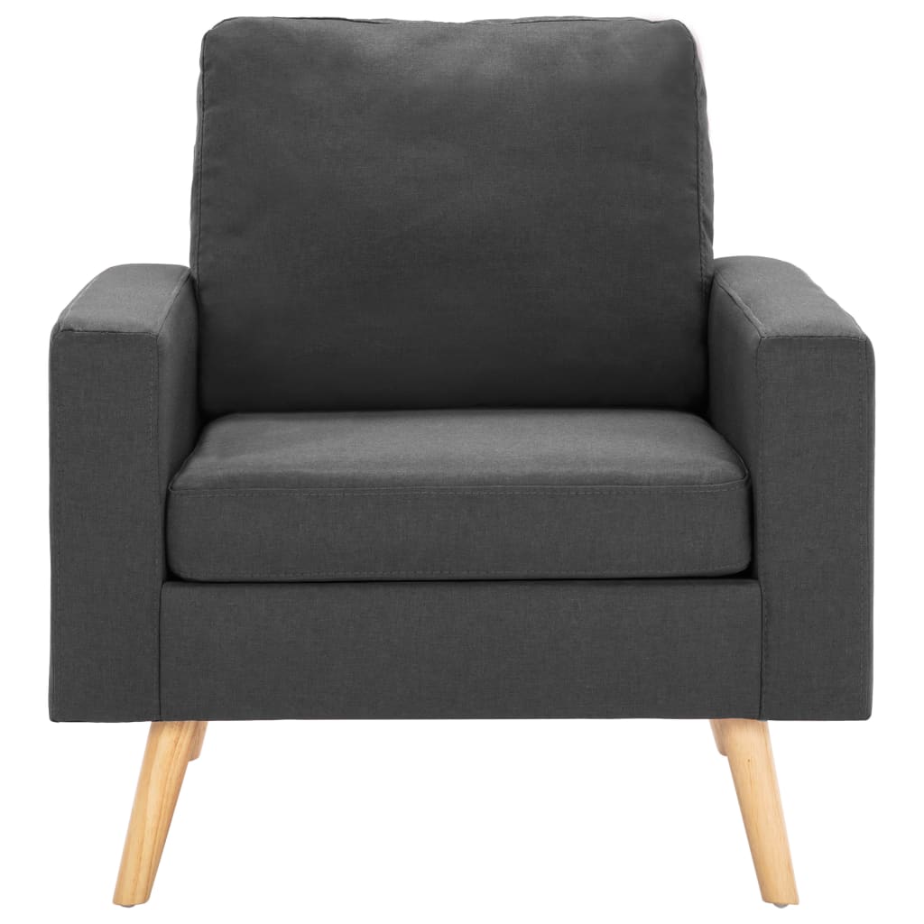 Bankset Esmee - 2 zits - met fauteuil - donkergrijs