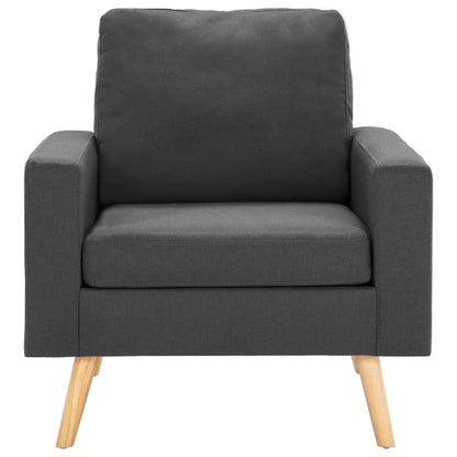 Bankset Esmee - 2 zits - met fauteuil - donkergrijs