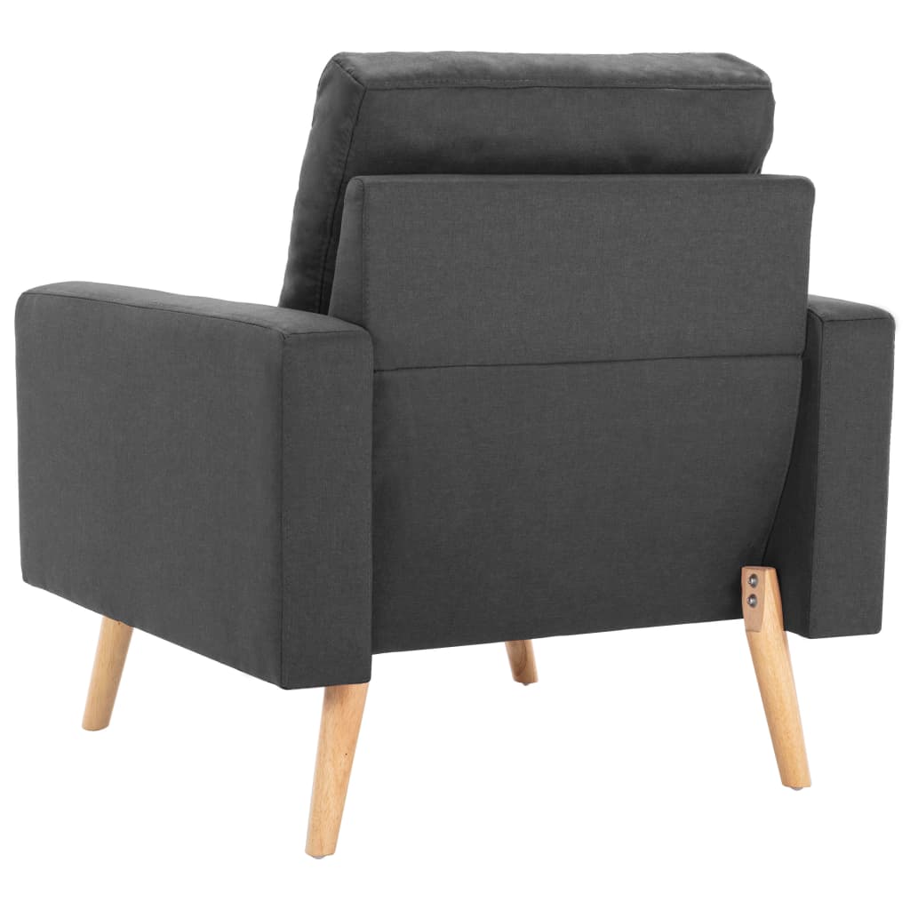 Bankset Esmee - 2 zits - met fauteuil - donkergrijs