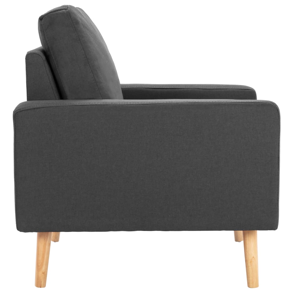 Bankset Esmee - 2 zits - met fauteuil - donkergrijs