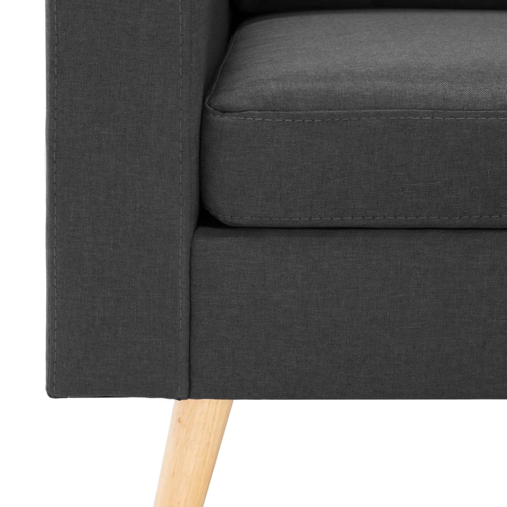 Bankset Esmee - 2 zits - met fauteuil - donkergrijs