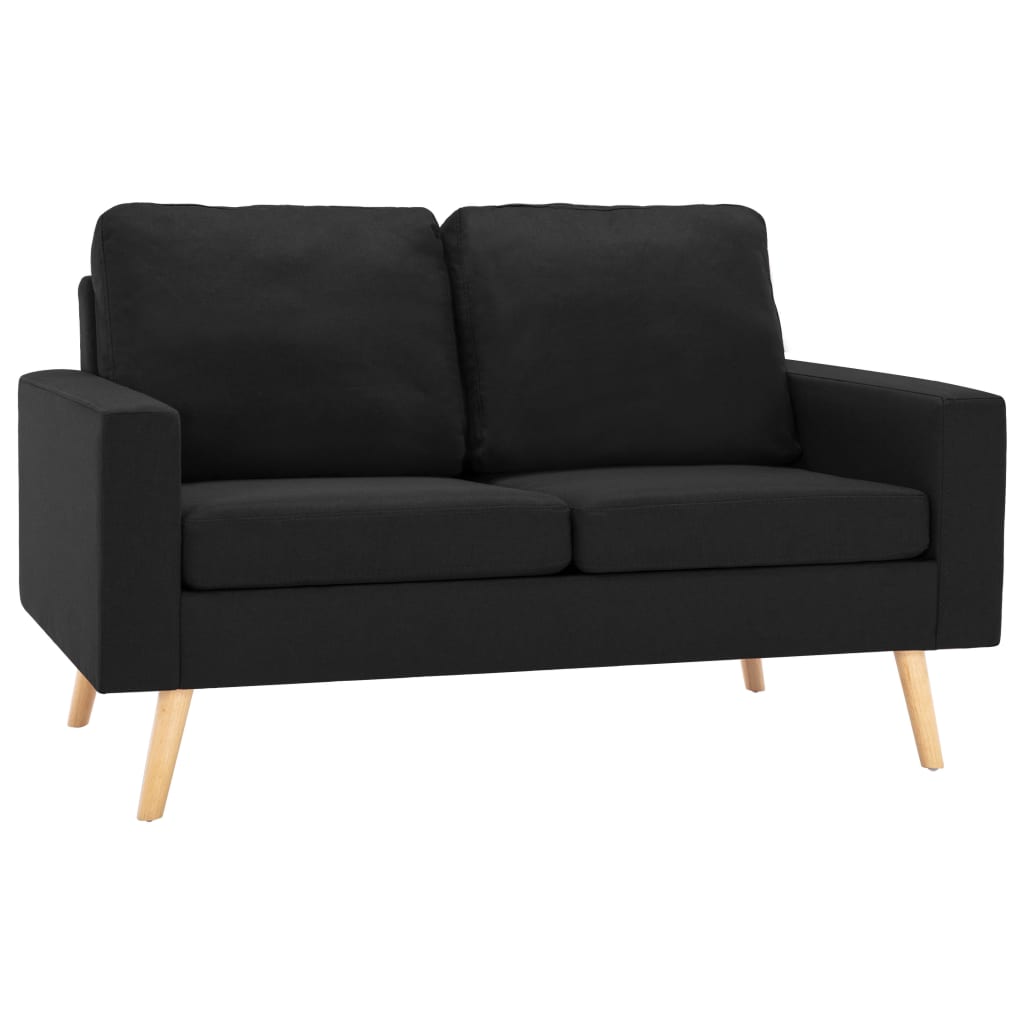 Bankset Esmee - 2 zits - met fauteuil - zwart