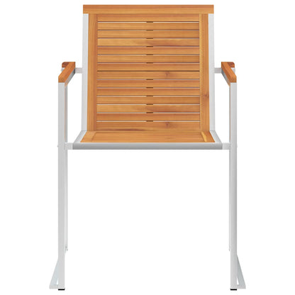 Tuinstoel Ida - 2 stuks - met kussens - antraciet
