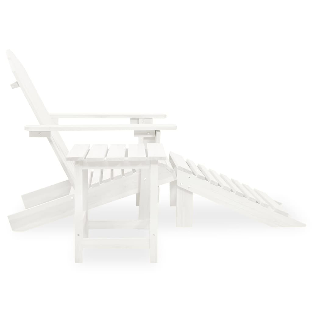 Tuinstoel Aaldert - met tafel - wit