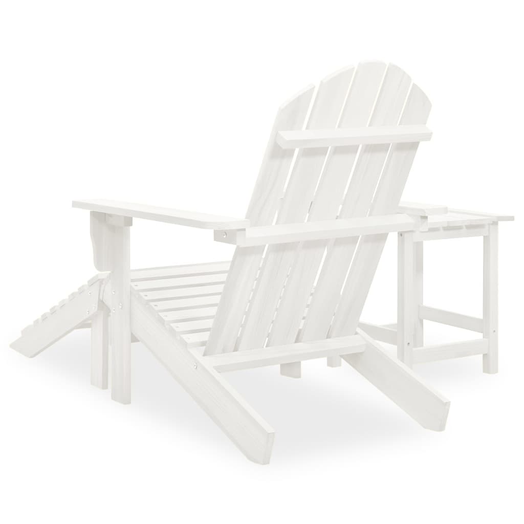 Tuinstoel Aaldert - met tafel - wit