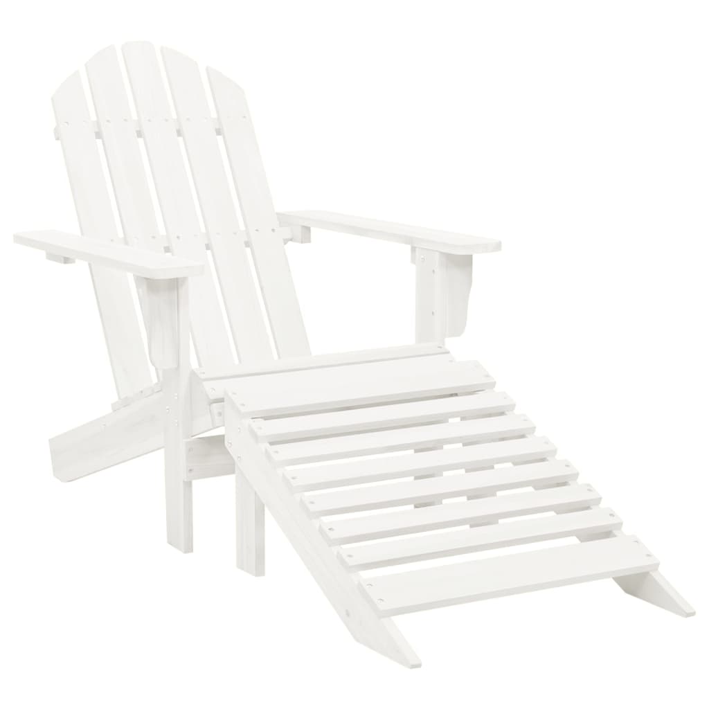 Tuinstoel Aaldert - met tafel - wit