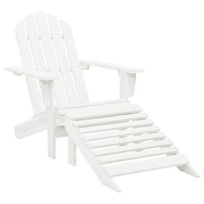 Tuinstoel Aaldert - met tafel - wit