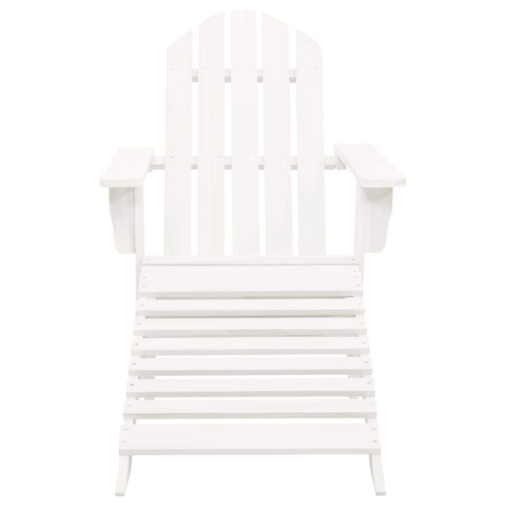 Tuinstoel Aaldert - met tafel - wit