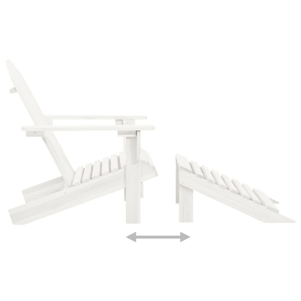 Tuinstoel Aaldert - met tafel - wit
