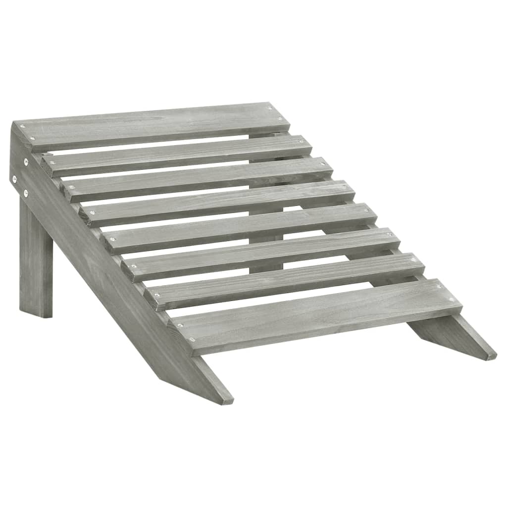 Tuinstoel Aaldert - met tafel - grijs