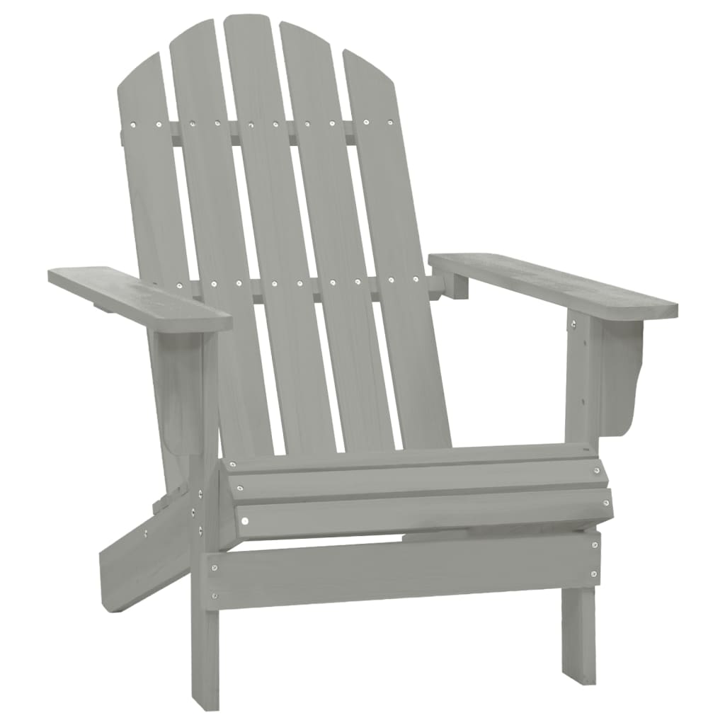 Tuinstoel Aaldert - met tafel - grijs