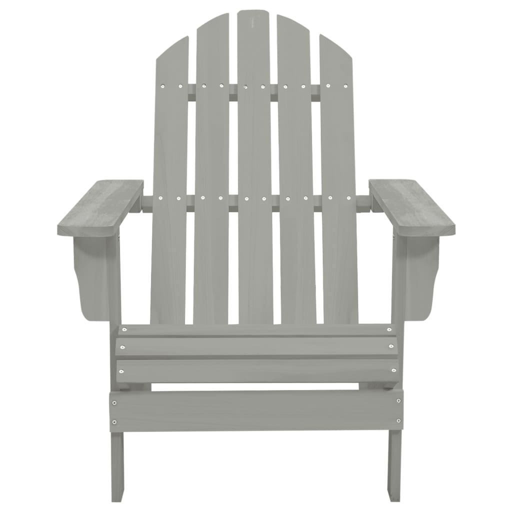 Tuinstoel Aaldert - met tafel - grijs