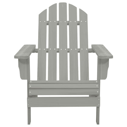 Tuinstoel Aaldert - met tafel - grijs